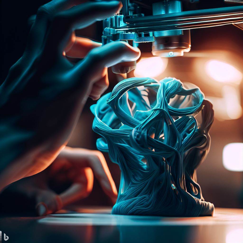The use of 3D printing in art