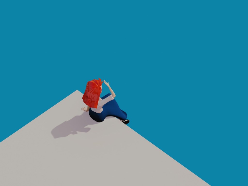 Praewa is looking for something, 3D work portfolio, 