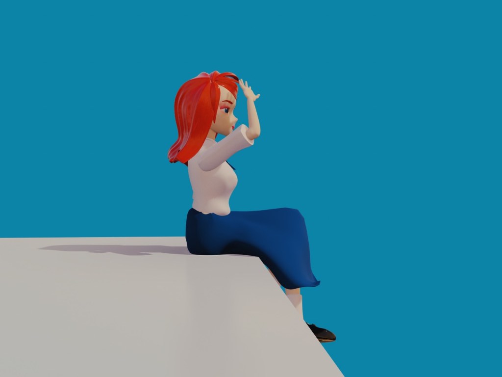 Praewa is looking for something, 3D work portfolio